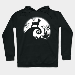 Chihuahua And Halloween Moon Hoodie